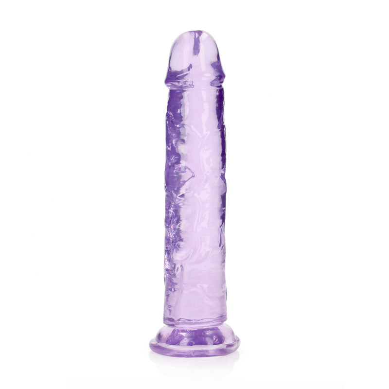 RealRock 10 Inch Straight Dildo - Purple