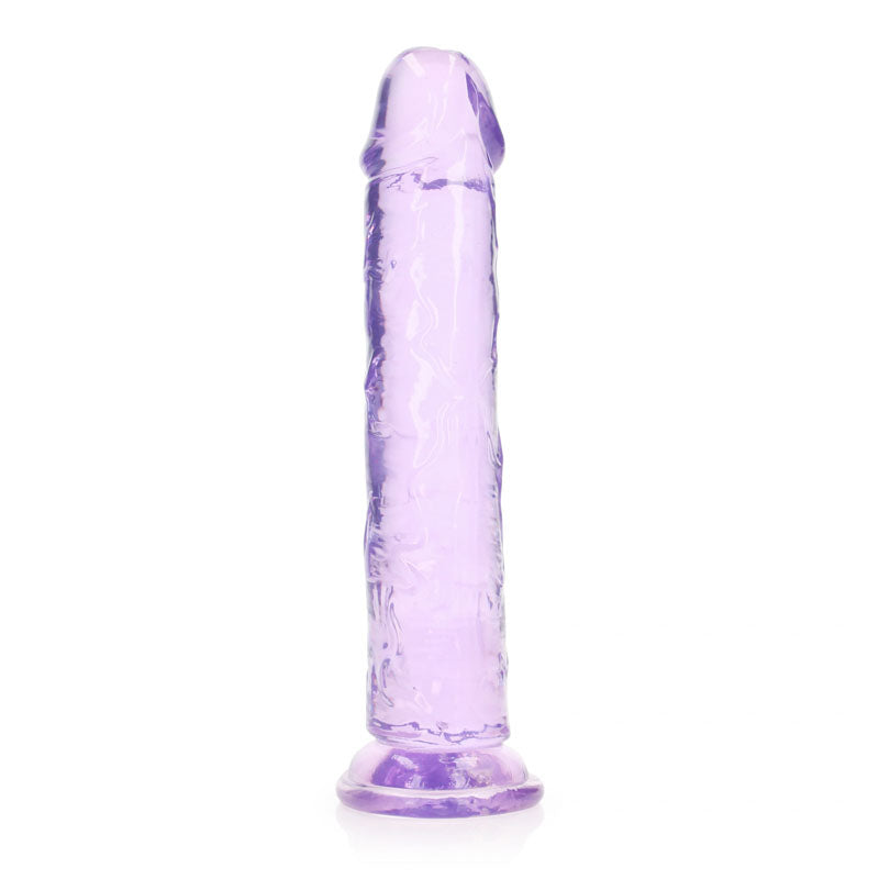 RealRock 10 Inch Straight Dildo - Purple