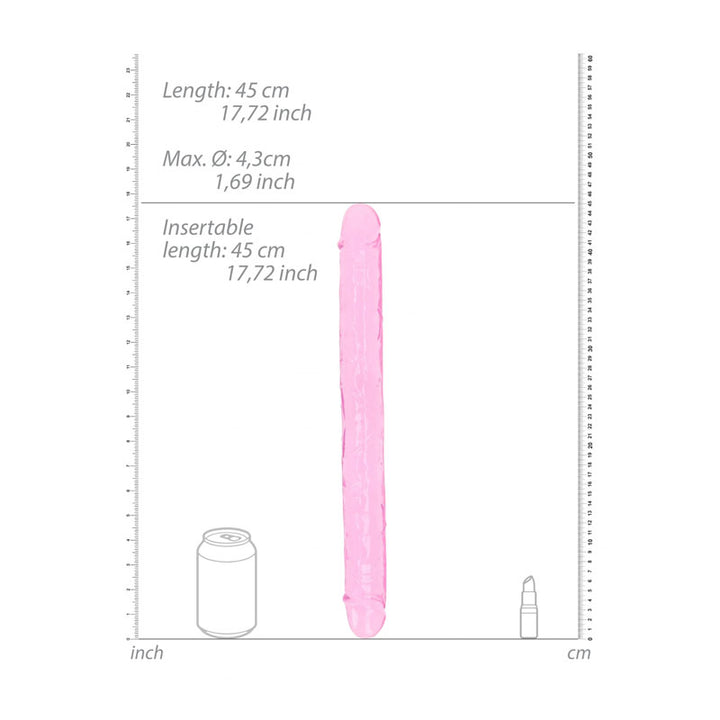 RealRock 18 Inch Double Dong - Pink
