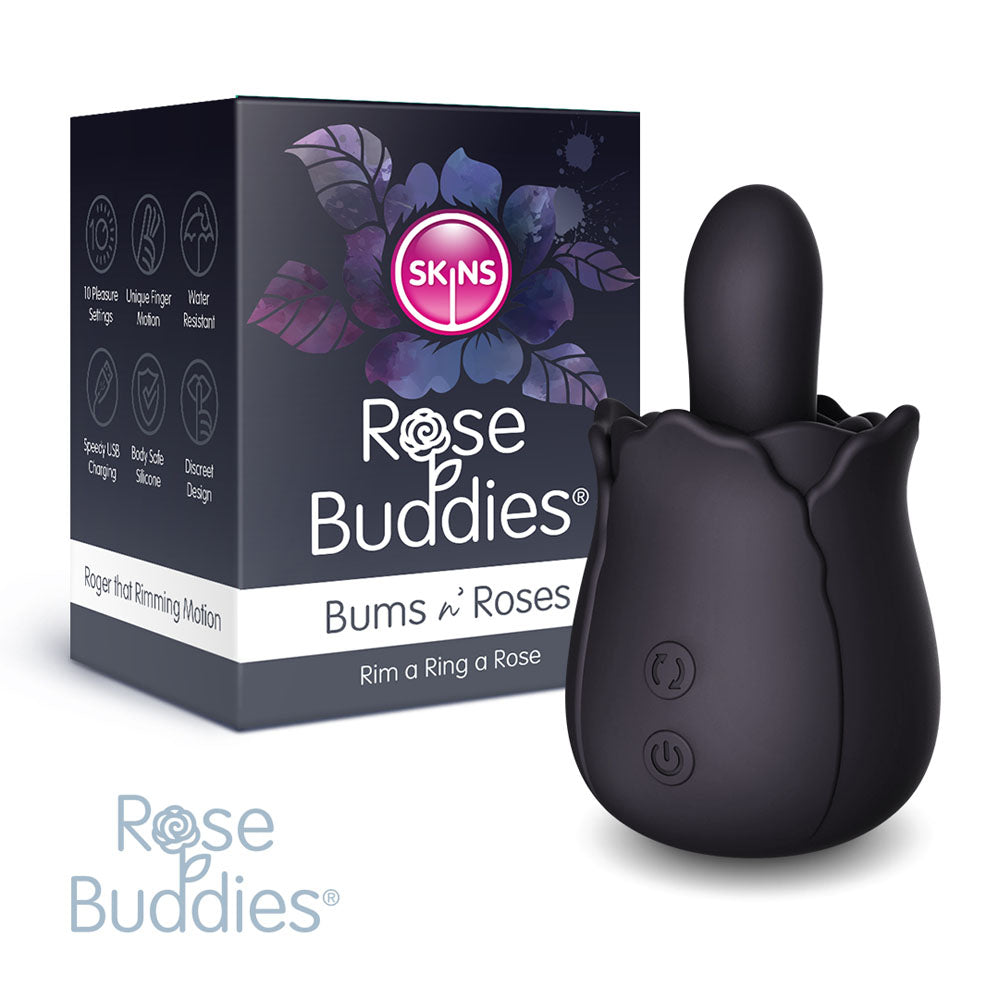 Skins Rose Buddies - The Bums N Roses - Anal Rimming Stimulator – Sex Toys  Erotica