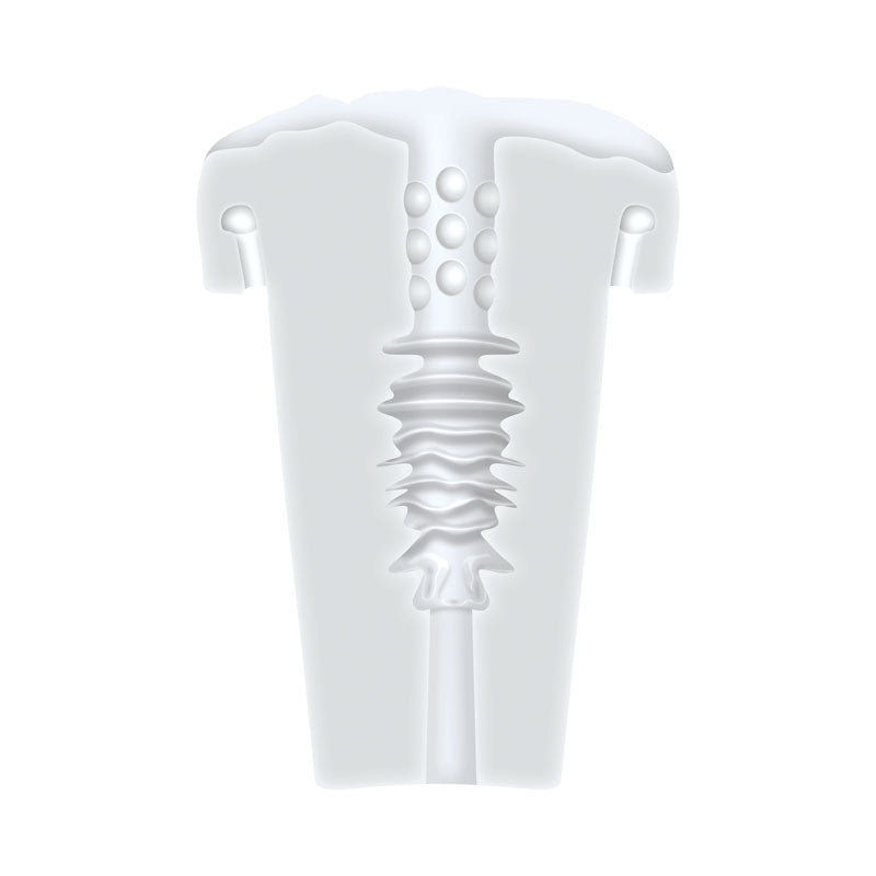 Zero Tolerance Sucking Good - White Vibrating Masturbator