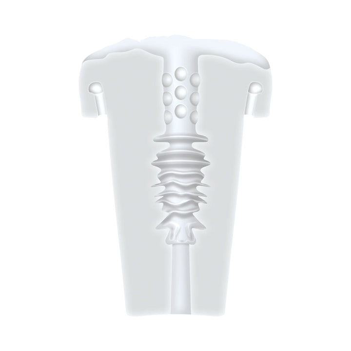 Zero Tolerance Sucking Good - White Vibrating Masturbator