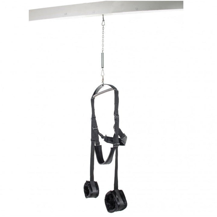 Fetish Fantasy Series Spinning Fantasy Swing - Black