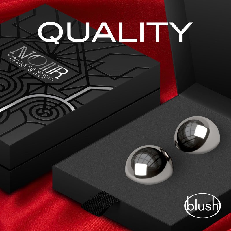 Noir - Stainless Steel Kegel Balls - Set of 2