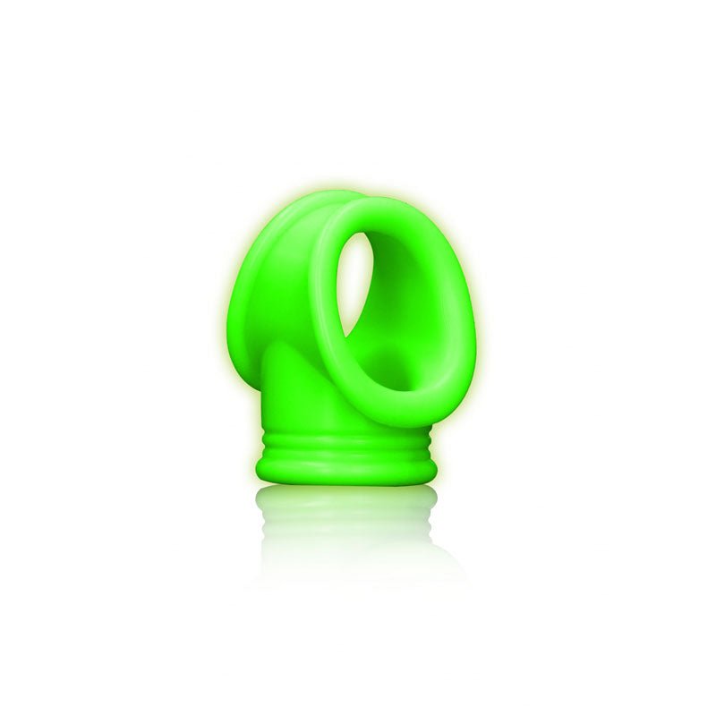 Ouch! Glow In The Dark Cock Ring & Ball Strap