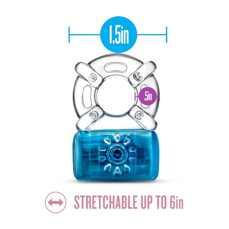 Play With Me Pleaser C-Ring - Blue