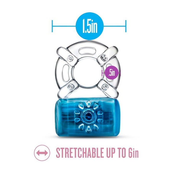 Play With Me Pleaser C-Ring - Blue