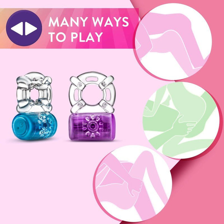 Play With Me Pleaser C-Ring - Purple