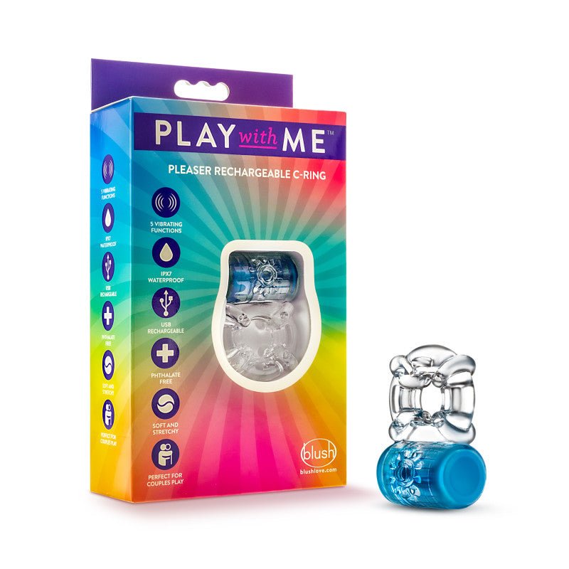 Play With Me Pleaser C-Ring - Blue