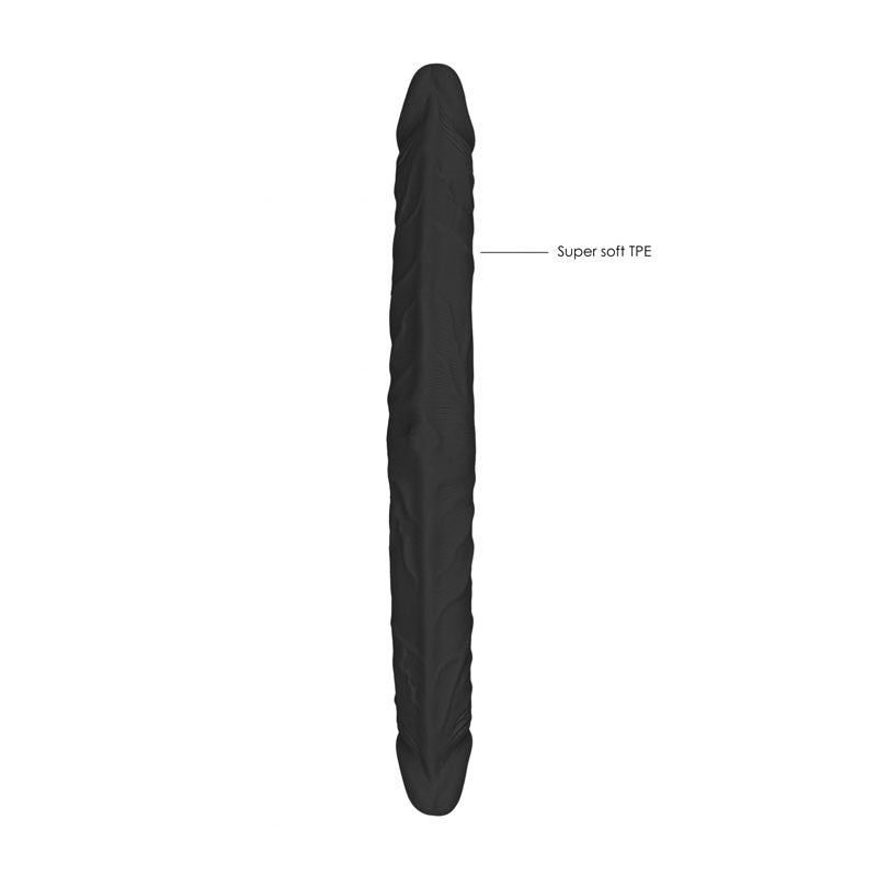 REALROCK 14 Inch Double Dildo - Black