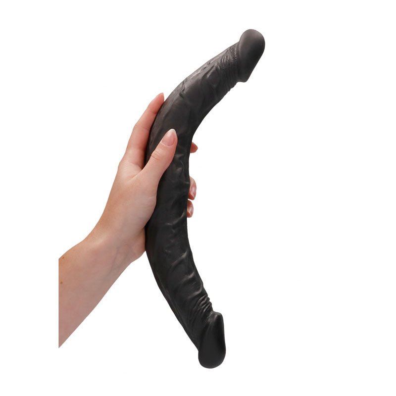 REALROCK 14 Inch Double Dildo - Black