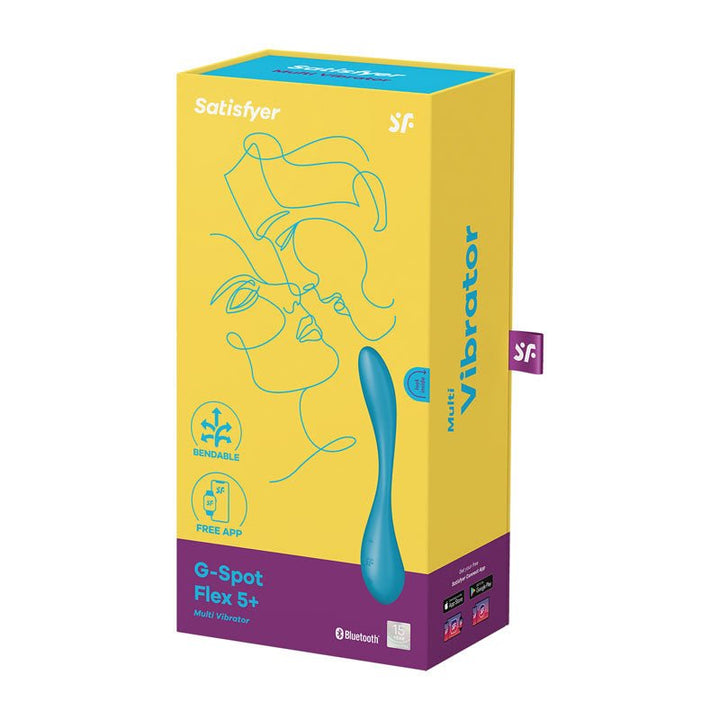 Satisfyer G-Spot Flex 5 -Vibrator with App Control - Aqua
