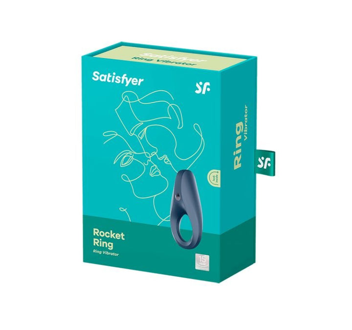 Satisfyer Rocket Ring Cock Vibrator - Black