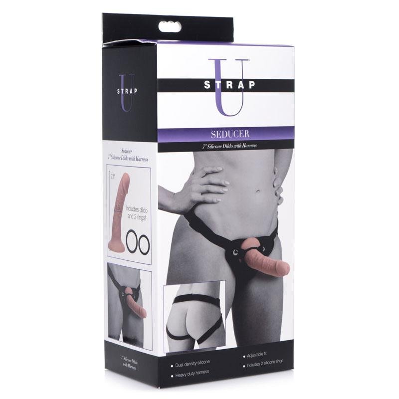 Strap-U Seducer - Flesh 18 cm Strap-On
