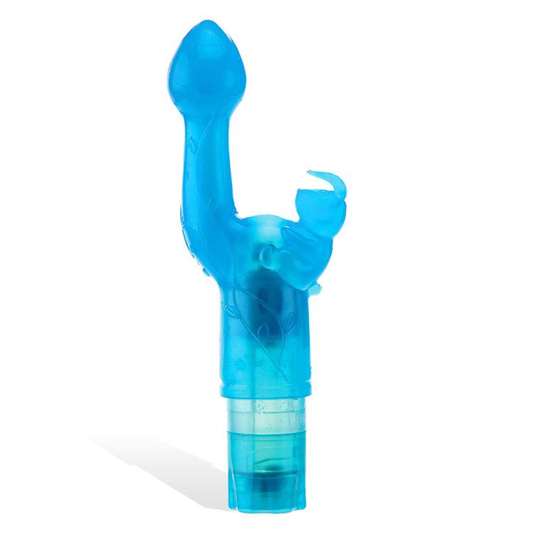 Adam & Eve Bunny Kiss - Rabbit Vibrator- Blue