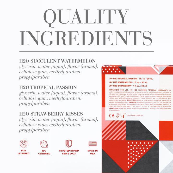 JO Tri-Me Triple Pack Flavours Gift Set - 3 Pack