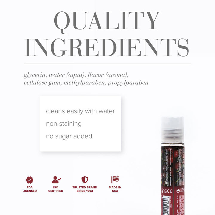 JO H2O Cherry Burst Flavoured Water Based Lube 30ml