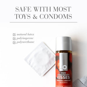 JO H2O Strawberry Kisses Water Based Lube 30ml
