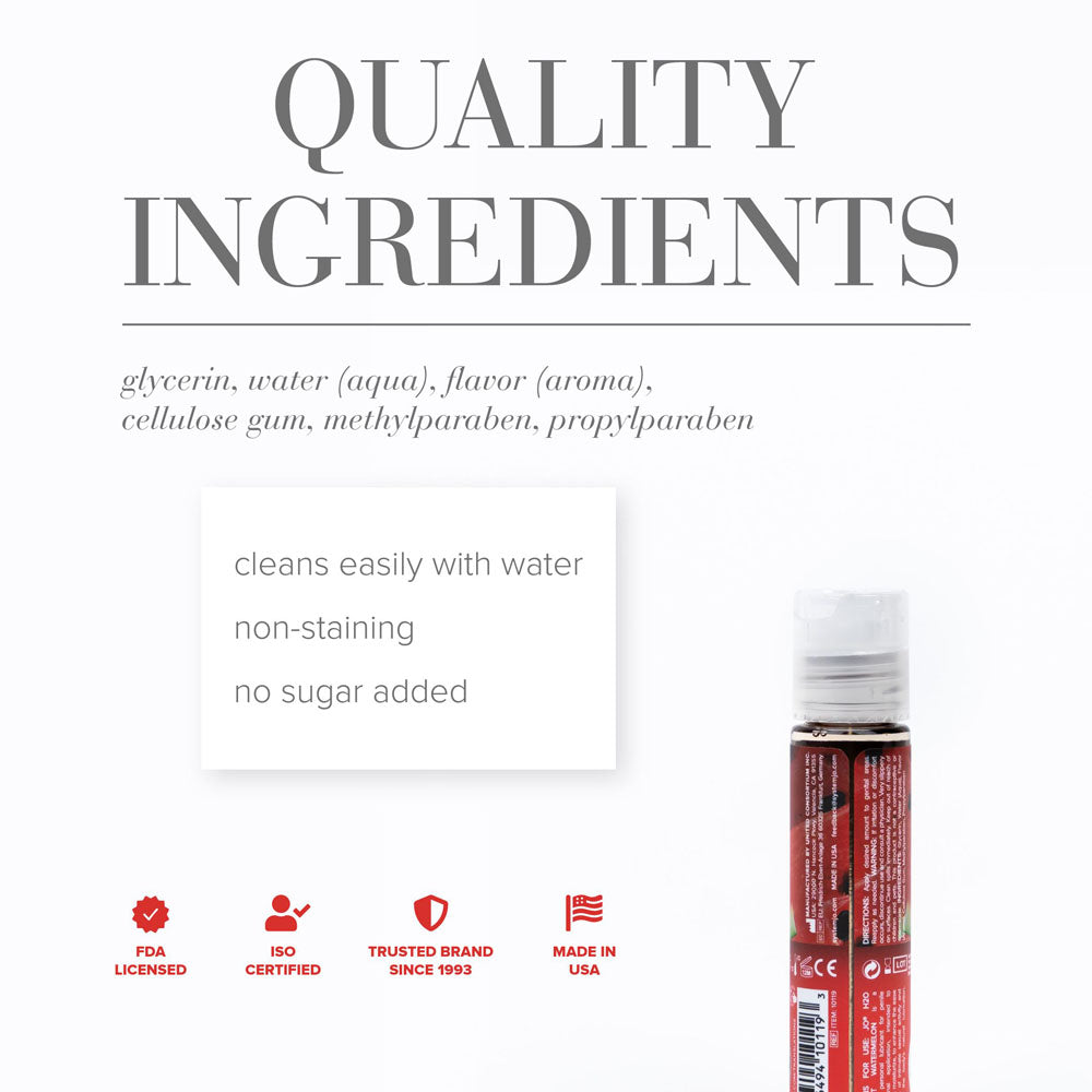 JO H2O Succulent Watermelon Flavoured Water Based Lube 30ml