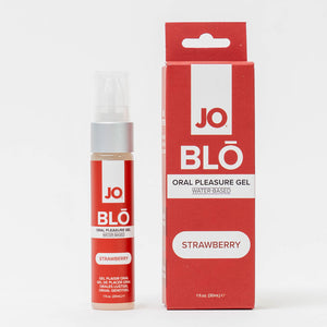 JO Blo Strawberry Flavoured Oral Pleasure Gel 30 ml