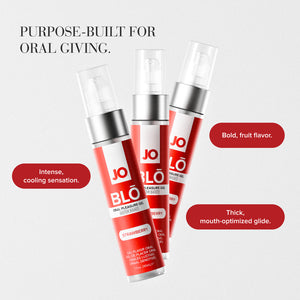 JO Blo Strawberry Flavoured Oral Pleasure Gel 30 ml