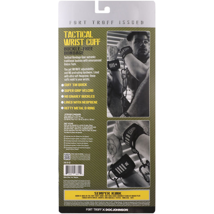 Fort Troff - Tactical Wrist Cuffs Black/Green