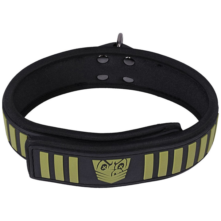 Fort Troff - Tactical Collar & Leash - Black/Green