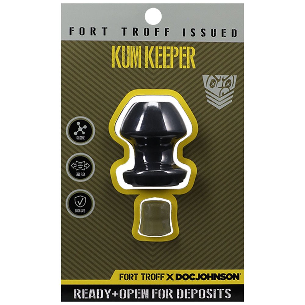 Fort Troff - Kum Keeper - Small Black Hollow Butt Plug