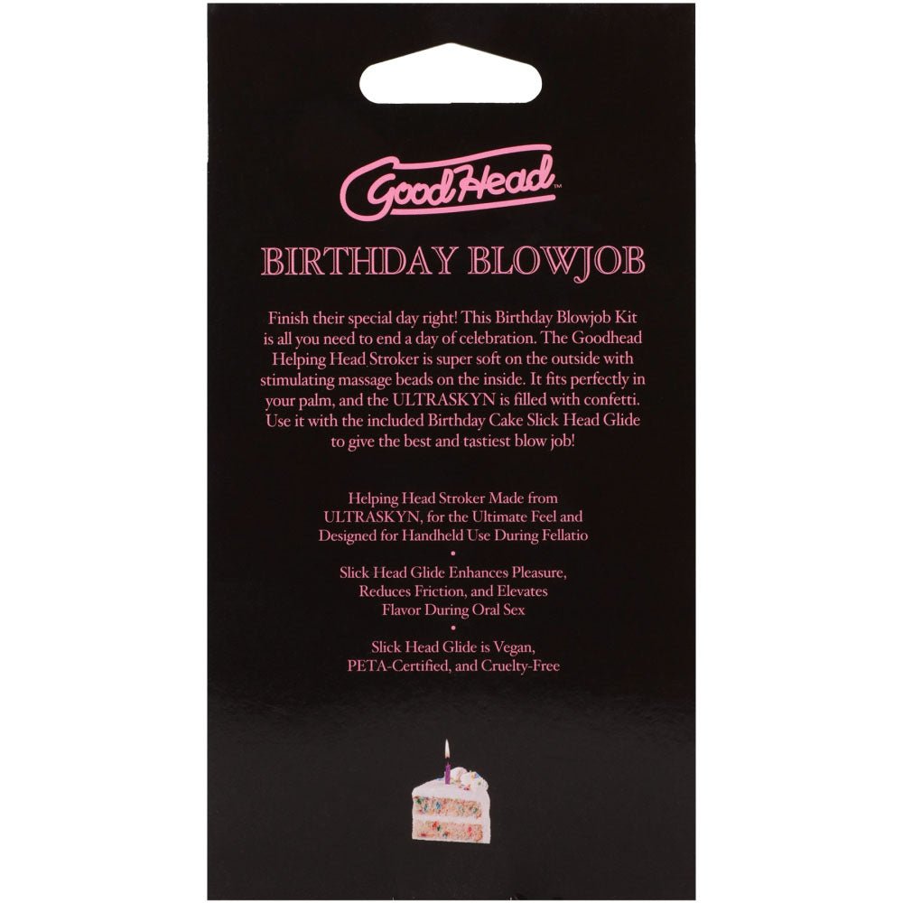 GoodHead Birthday Blowjob Kit with Helping Head Stroker