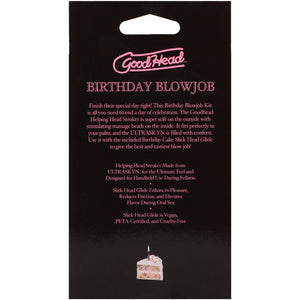 GoodHead Birthday Blowjob Kit with Helping Head Stroker