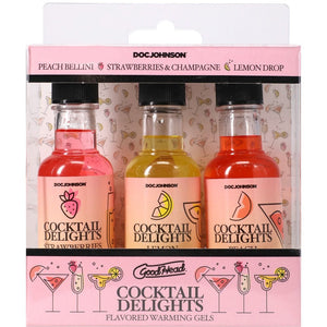 GoodHead Cocktail Delights - Flavoured Warming Oral Sex Gels - 59ml Bottles - Set of 3