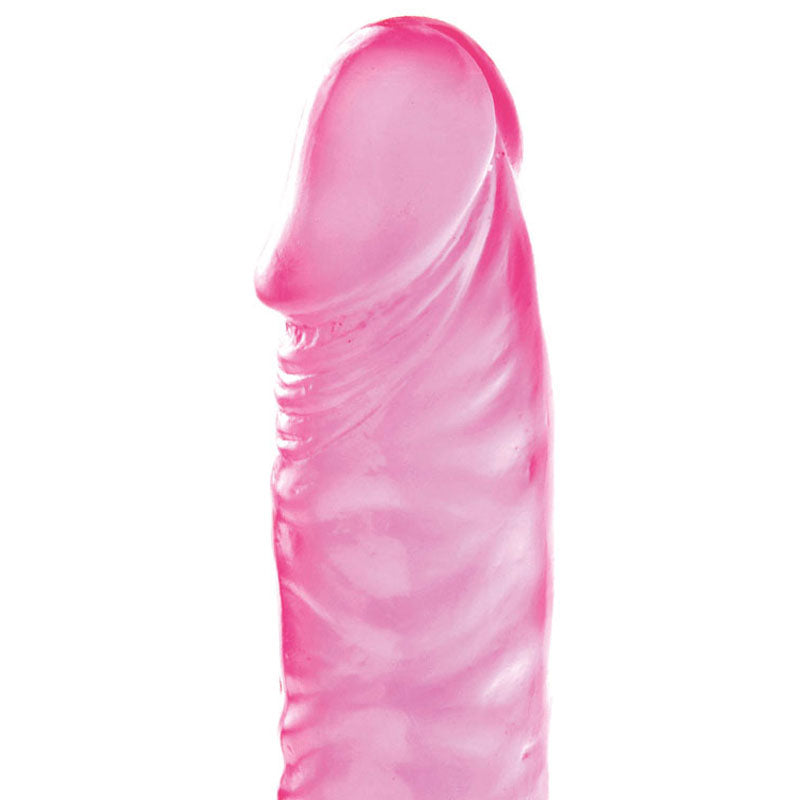 Adam & Eve Pink Jelly Slim 5 Inch Dildo - Pink