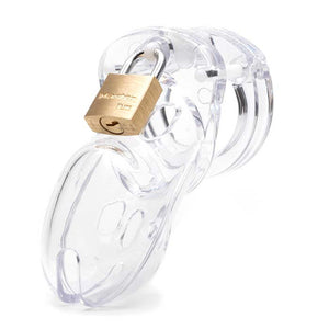 CB-3000 Chastity 3 Inch Cock Cage Kit - Clear