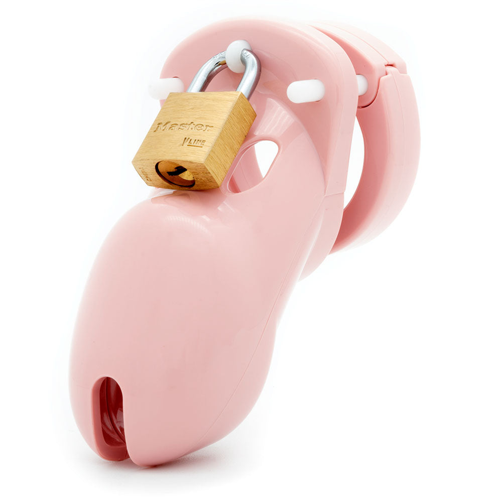 CB-3000 Chastity 3 Inch Cock Cage Kit - Pink