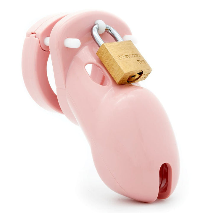 CB-3000 Chastity 3 Inch Cock Cage Kit - Pink