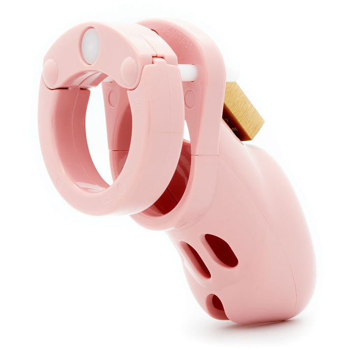 CB-3000 Chastity 3 Inch Cock Cage Kit - Pink