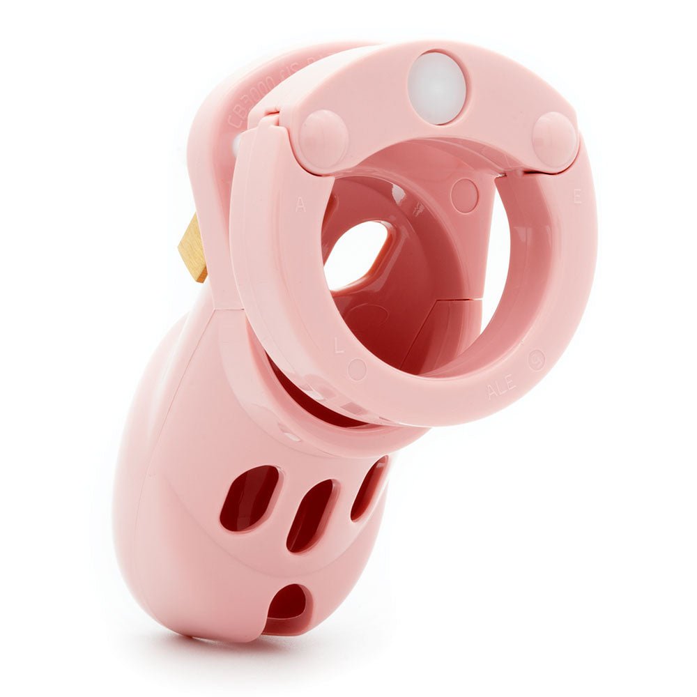 CB-3000 Chastity 3 Inch Cock Cage Kit - Pink