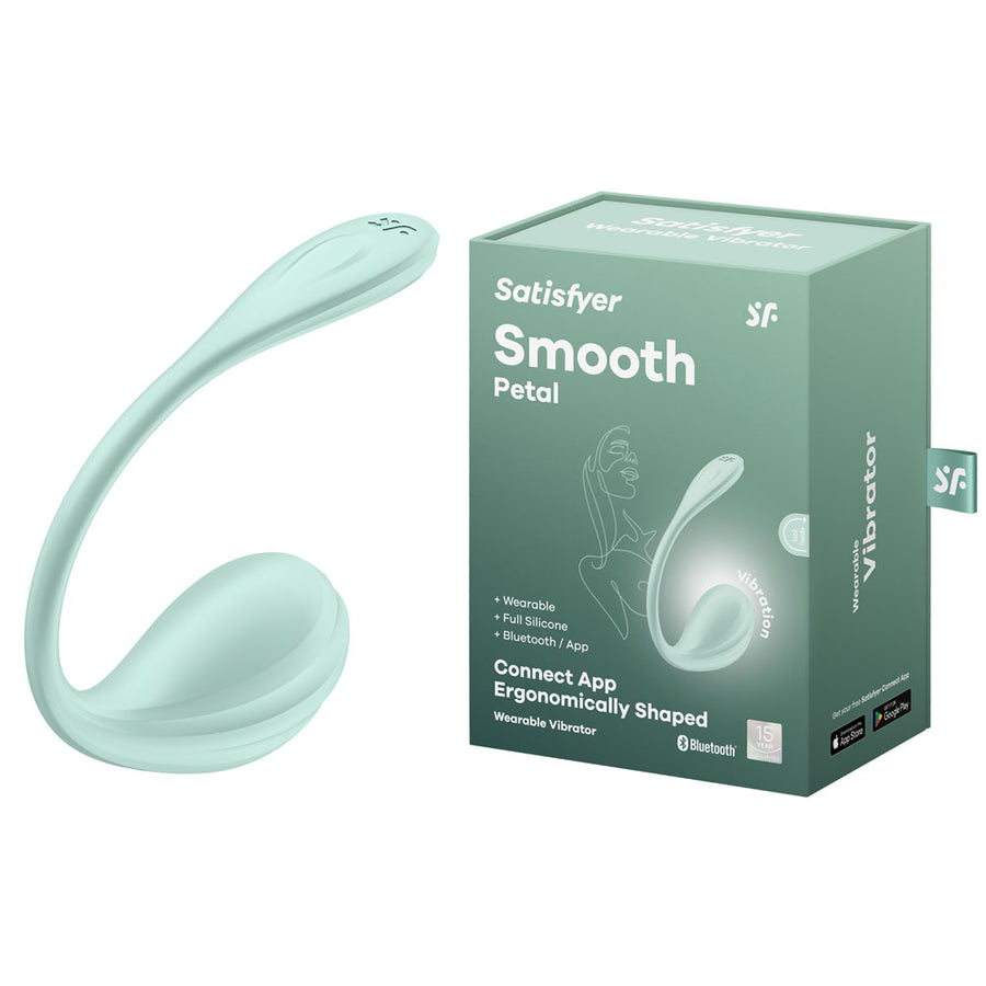 Satisfyer Smooth Petal - Wearable Stimulator with App Control - Mint