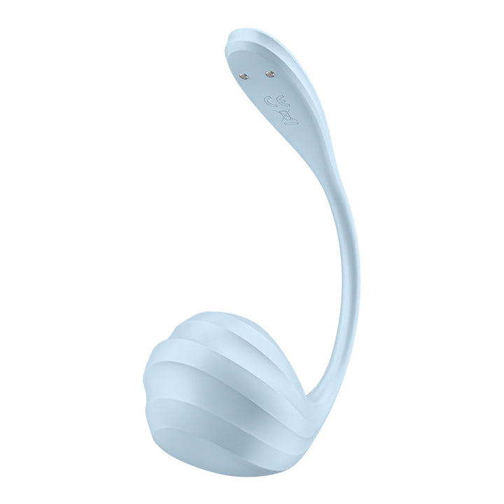 Satisfyer Smooth Petal - Wearable Stimulator with App Control - Light Blue