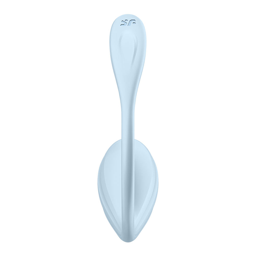 Satisfyer Smooth Petal - Wearable Stimulator with App Control - Light Blue