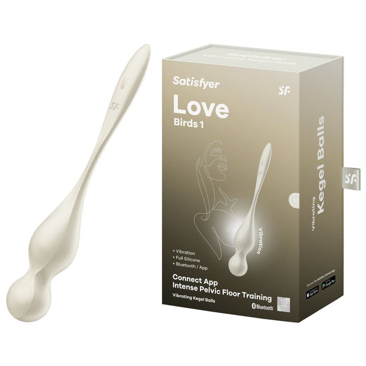 Satisfyer Love Birds 1 - Pelvic Floor Trainer with App Control - White