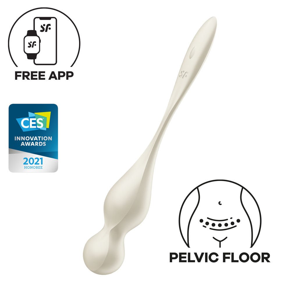 Satisfyer Love Birds 1 - Pelvic Floor Trainer with App Control - White