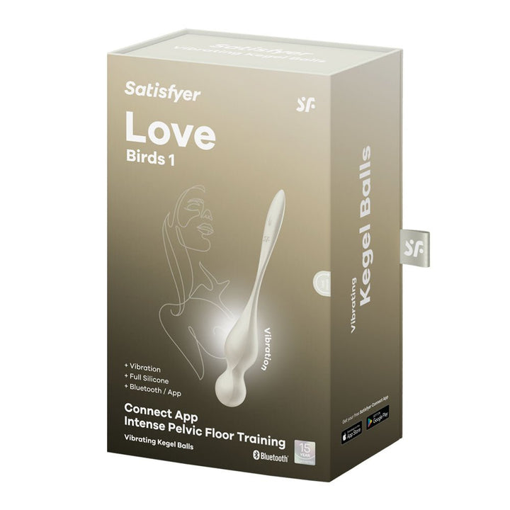 Satisfyer Love Birds 1 - Pelvic Floor Trainer with App Control - White