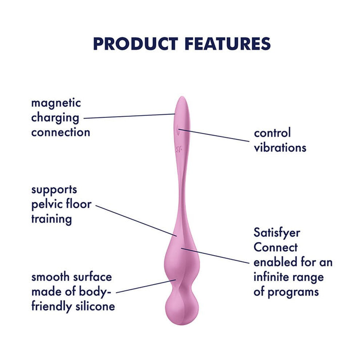 Satisfyer Love Birds 1 - Pelvic Floor Trainer with App Control - Pink