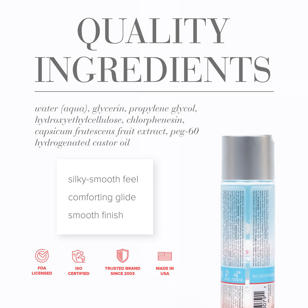 JO H2O Warming Water Based Lube 120ml