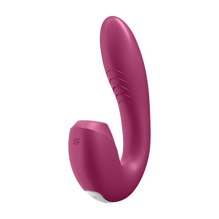 Satisfyer Sunray Vibrator with Air Pulsation & App Control - Berry