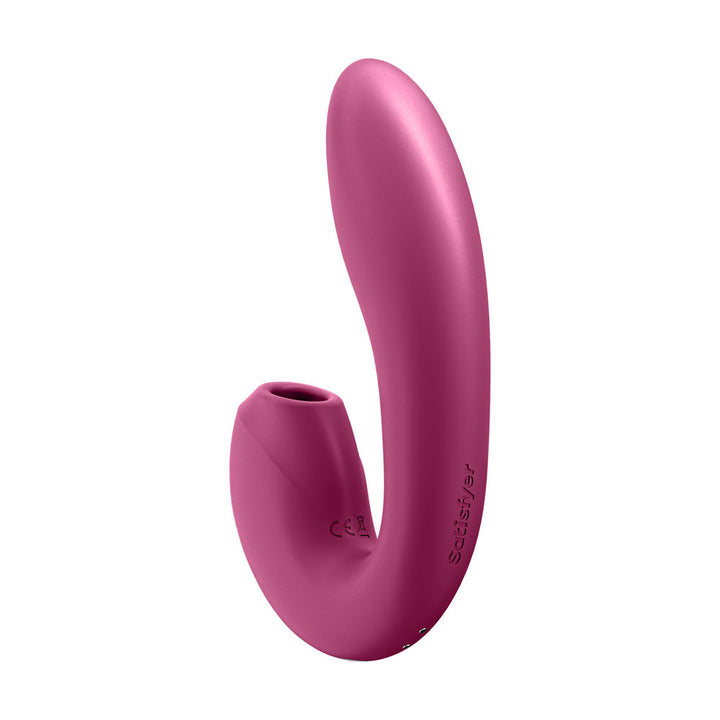 Satisfyer Sunray Vibrator with Air Pulsation & App Control - Berry