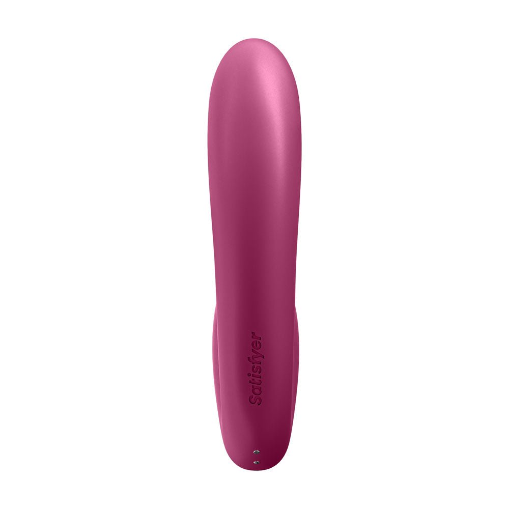 Satisfyer Sunray Vibrator with Air Pulsation & App Control - Berry