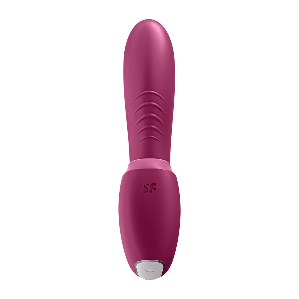 Satisfyer Sunray Vibrator with Air Pulsation & App Control - Berry