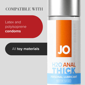 JO H2O Anal Thick Water Based Lube 120ml